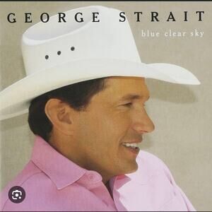 Blue Clear Sky by George Strait (Cassette Tape, 1996) Tape Only